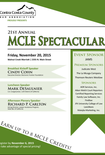 21st Annual MCLE Spectacular